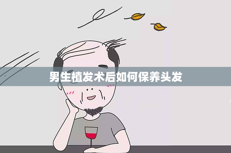 男生植发术后如何保养头发