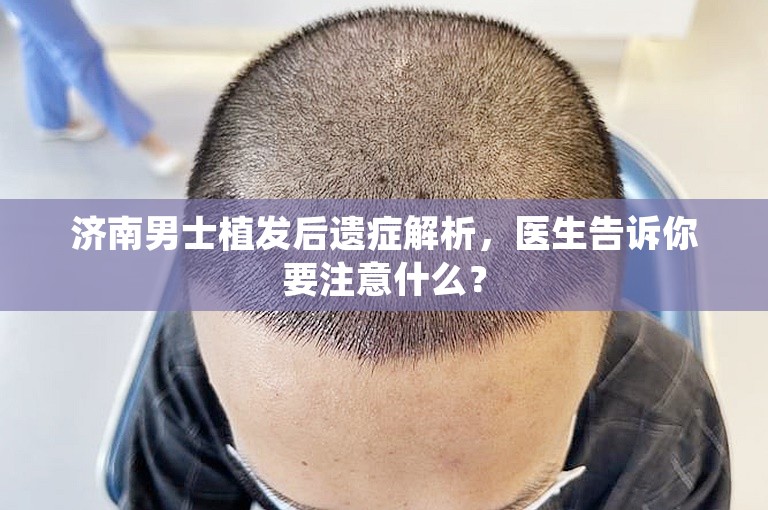 济南男士植发后遗症解析，医生告诉你要注意什么？