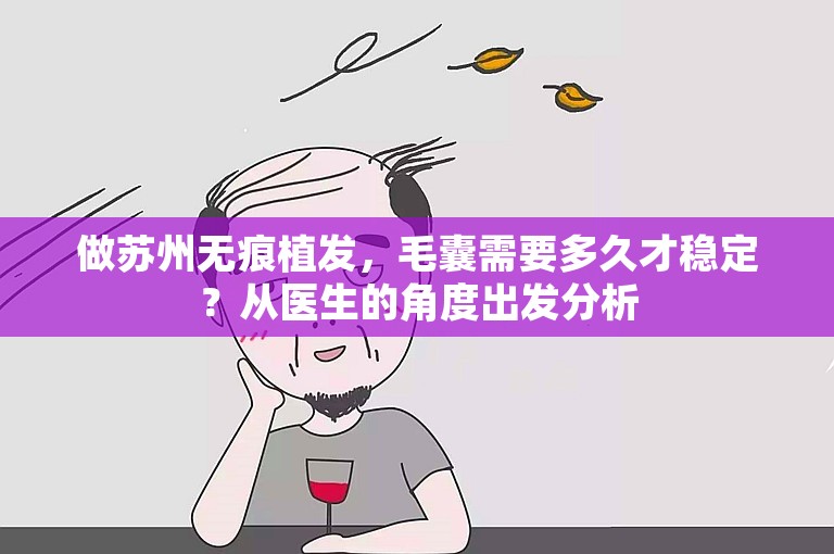 做苏州无痕植发，毛囊需要多久才稳定？从医生的角度出发分析