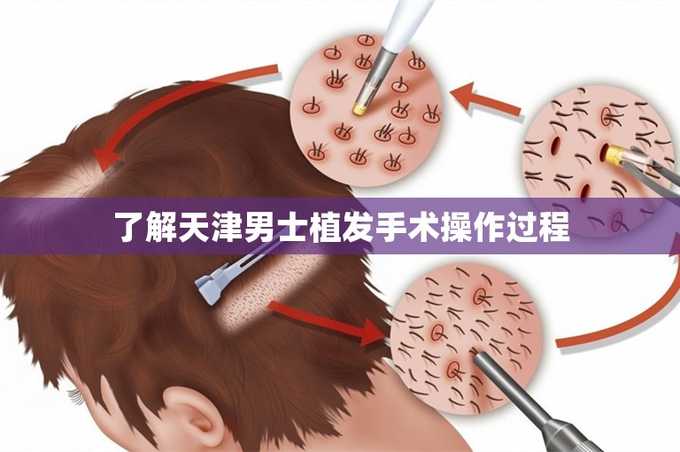 了解天津男士植发手术操作过程