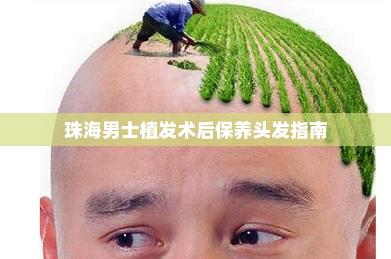 珠海男士植发术后保养头发指南