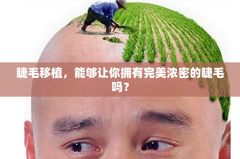 睫毛移植，能够让你拥有完美浓密的睫毛吗？