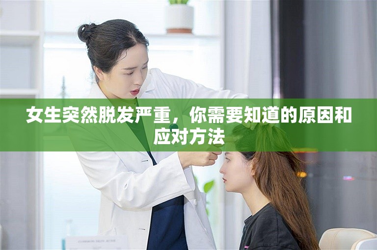 女生突然脱发严重，你需要知道的原因和应对方法