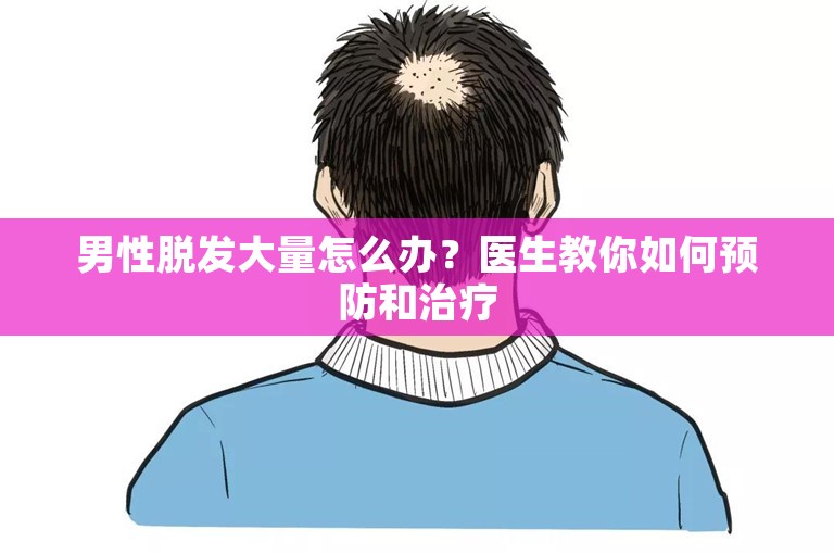 男性脱发大量怎么办？医生教你如何预防和治疗