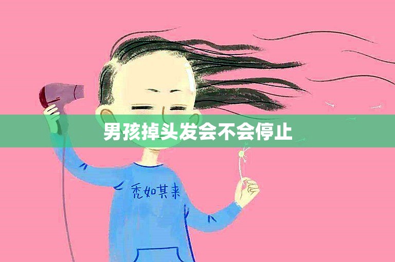 男孩掉头发会不会停止