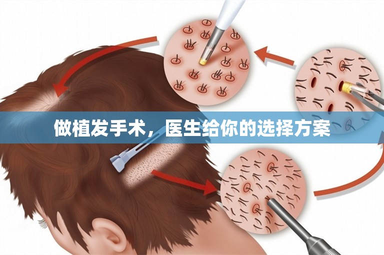 做植发手术，医生给你的选择方案