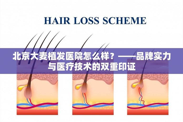 北京大麦植发医院怎么样？——品牌实力与医疗技术的双重印证