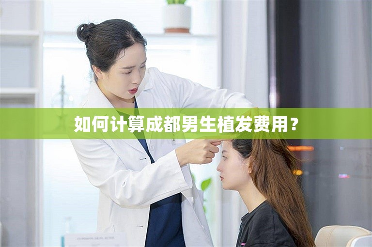 如何计算成都男生植发费用？